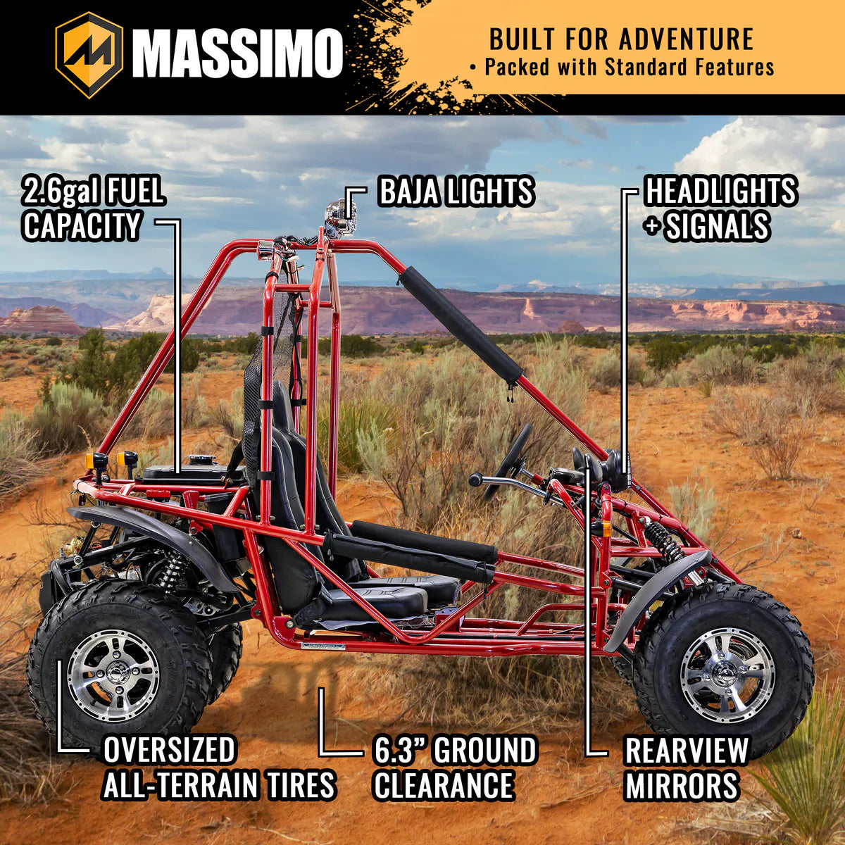 GKA 200 2021 – 200cc Off-Road Go Kart with Independent Suspension & Hydraulic Disc Brakes mississippipowersports