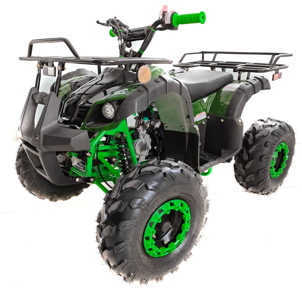 ATA-125D 125cc Youth ATV | Kids Gas Powered 4 Wheeler with Reverse & LED Lights mississippipowersports