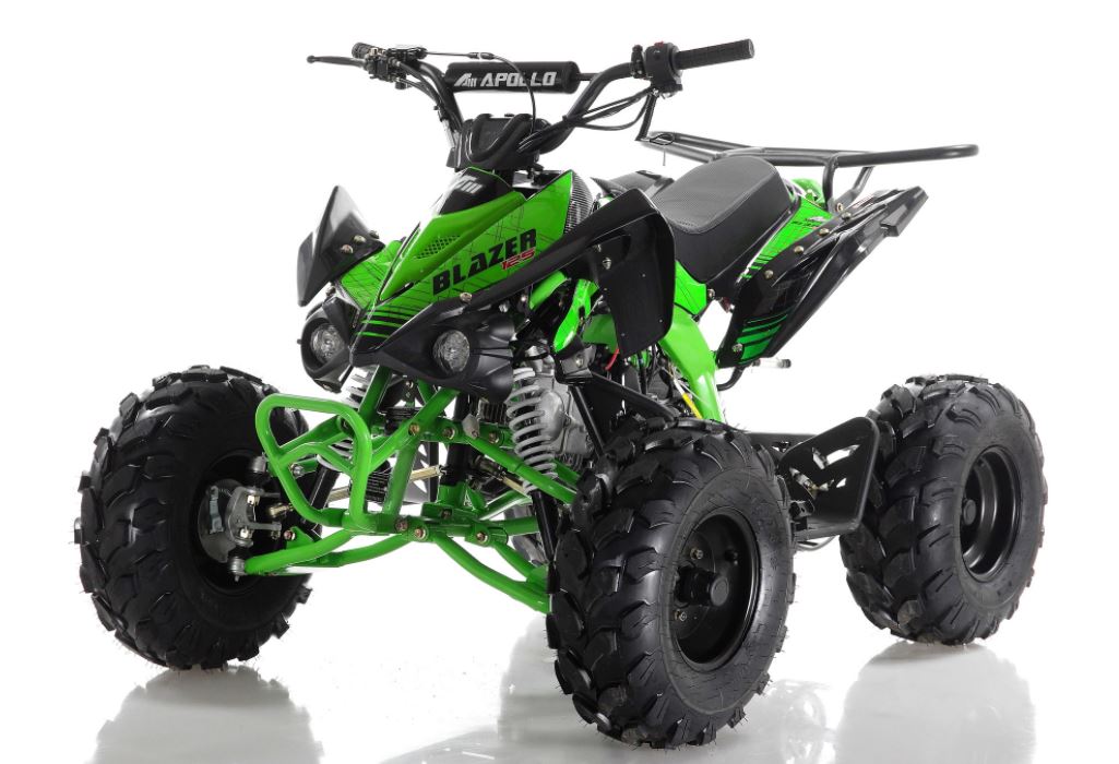 Apollo Blazer 9 125cc ATV | Youth Gas Powered Quad with Reverse (CARB Approved) mississippipowersports