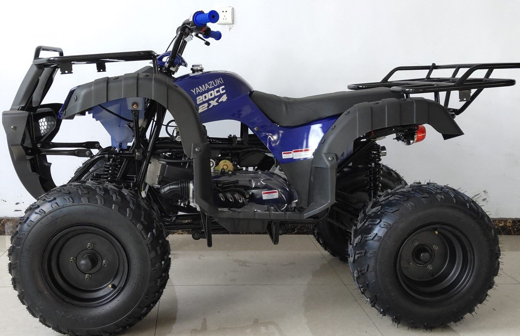 200cc Youth ATV Full-Size (56L-200) Blue | Adult Gas Powered Quad mississippipowersports