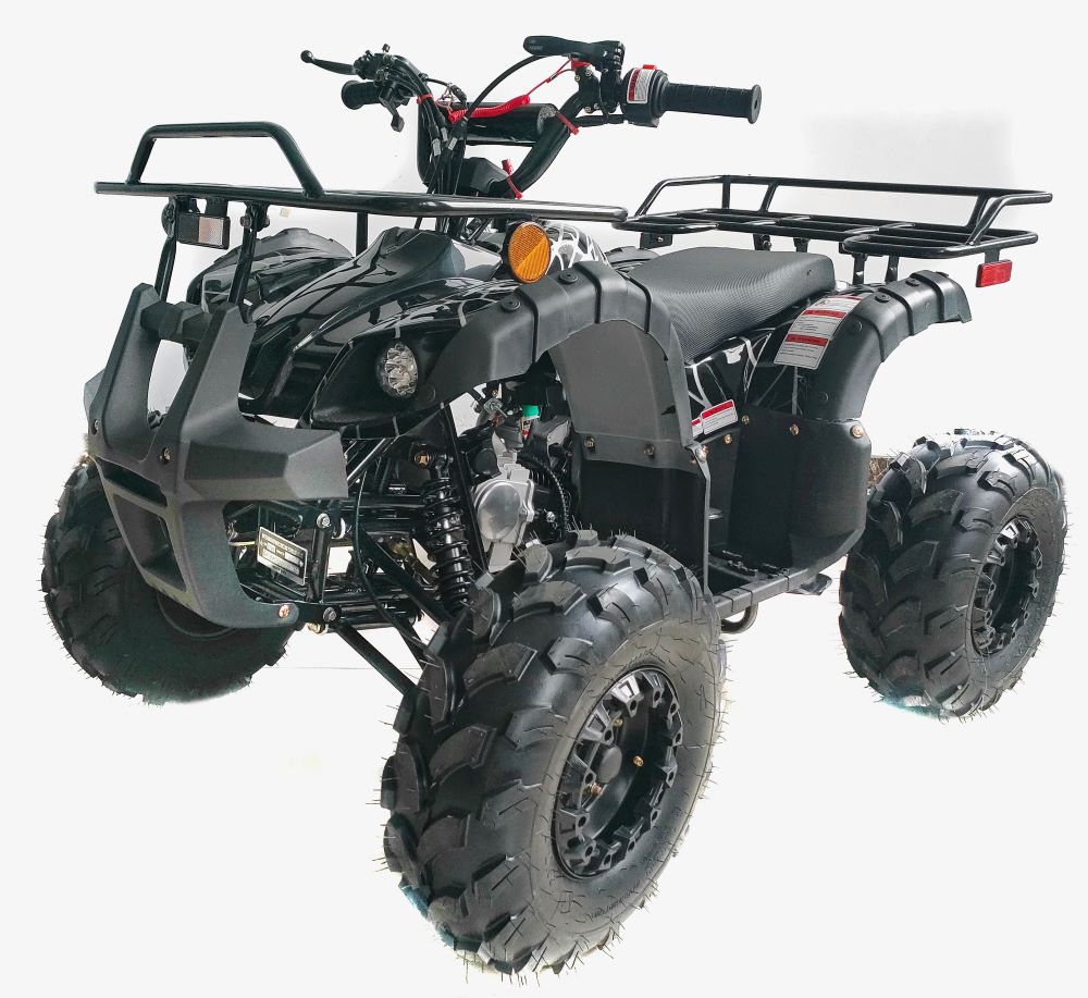 ATA-125D 125cc Youth ATV | Kids Gas Powered 4 Wheeler with Reverse & LED Lights mississippipowersports