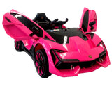 Lamborghini Style Kids Ride-On Car – One Seater, Butterfly Doors, Race Car Steering, Rocking Mode mississippipowersports
