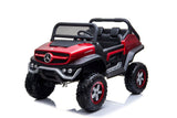 Mercedes-Benz Unimog Kids Ride-On Car – 12V, Dual Seats, Remote Control, LED Lights, MP3 & USB Support mississippipowersports