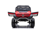 Mercedes-Benz Unimog Kids Ride-On Car – 12V, Dual Seats, Remote Control, LED Lights, MP3 & USB Support mississippipowersports