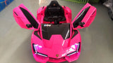 Lamborghini Style Kids Ride-On Car – One Seater, Butterfly Doors, Race Car Steering, Rocking Mode mississippipowersports