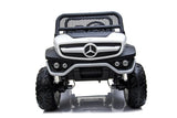 Mercedes-Benz Unimog Kids Ride-On Car – 12V, Dual Seats, Remote Control, LED Lights, MP3 & USB Support mississippipowersports