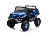 Mercedes-Benz Unimog Kids Ride-On Car – 12V, Dual Seats, Remote Control, LED Lights, MP3 & USB Support mississippipowersports