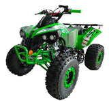 HHH 125cc ATV Quad Youth Utility Style ATV 125cc Fully Automatic w Reverse Gas ATV 4 Wheeler Big Tires19/ 18" mississippipowersports