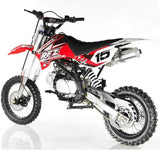 HHH Apollo DB-X15 125cc Dirt Bike 14 inch Wheels Twin Spar high Strength | 4 Speed Manual Transmission mississippipowersports