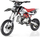HHH Apollo DB-X15 125cc Dirt Bike 14 inch Wheels Twin Spar high Strength | 4 Speed Manual Transmission mississippipowersports