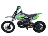 HHH DB14 110cc Dirt Bike Semi-Auto Off Road Dirt Bike Pit Gas Dirtbike for youth and kids mississippipowersports