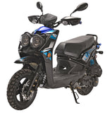 HHH Rocket 150cc Scooter Adults Street Gas Moped 12" Aluminum Wheels