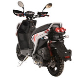 HHH Rocket 150cc Scooter Adults Street Gas Moped 12" Aluminum Wheels