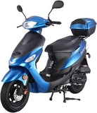 HHH MP50-02 49cc Street Scooter | Youth & Adult Gas Scooter with Trunk mississippipowersports