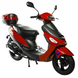 HHH Street Scooter Fully Automatic for youth and adults MP50-02 49cc Gas Scooter Moped With Matching trunk-Sporty mississippipowersports