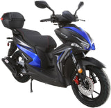 HHH Spider 200 EFI Scooter Clash 200cc EFI Deluxe Gas Powered Street mississippipowersports