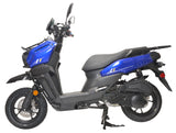 HHH Tank-150 Gas Moped Scooter 150cc Automatic Adult Bike with 12" Aluminum Wheels