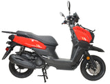 HHH Tank-150 Gas Moped Scooter 150cc Automatic Adult Bike with 12" Aluminum Wheels