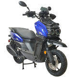 HHH Tank-150 Gas Moped Scooter 150cc Automatic Adult Bike with 12" Aluminum Wheels