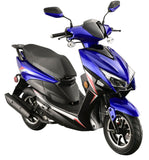 HHH 150cc Moped-X18 Street gas powered Adult Street Scooter 10" Aluminum Wheels