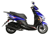 HHH 150cc Moped-X18 Street gas powered Adult Street Scooter 10" Aluminum Wheels