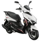 HHH 150cc Moped-X18 Street gas powered Adult Street Scooter 10" Aluminum Wheels