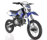 Adult Size-Apollo DBX19-125cc Dirt Bike Manual Clutch w/Headlights mississippipowersports