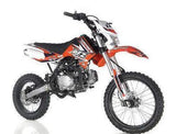 Adult Size-Apollo DBX19-125cc Dirt Bike Manual Clutch w/Headlights mississippipowersports