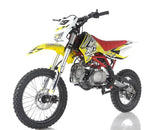 Adult Size-Apollo DBX19-125cc Dirt Bike Manual Clutch w/Headlights mississippipowersports