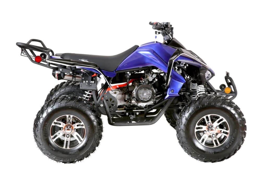 Coolster ATV-3150CXC – 150cc Sport ATV with Automatic CVT, Chrome Rims & Rear Rack
