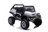 Mercedes-Benz Unimog Kids Ride-On Car – 12V, Dual Seats, Remote Control, LED Lights, MP3 & USB Support mississippipowersports