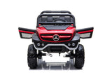 Mercedes-Benz Unimog Kids Ride-On Car – 12V, Dual Seats, Remote Control, LED Lights, MP3 & USB Support mississippipowersports