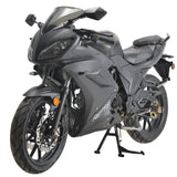 125cc Adults Gas Powered Motorcycle – Manual Transmission, 17” Wheels, Street Legal Bike