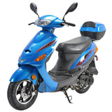50cc Fully Automatic Scooter Moped | Street Legal with Matching Trunk mississippipowersports