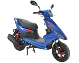150cc Moped Street Scooter Gas (Wave150) | Adult Street Bike with 12" Wheels mississippipowersports