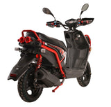 150cc Moped Street Scooter | Gas Powered, Aluminum Wheels, Adult Street Bike mississippipowersports