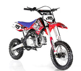 Apollo DB-X15 125cc Dirt Bike | Manual 4-Speed, 14/12 Wheels