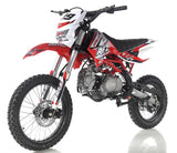 Apollo DB-X19 125cc Dirt Bike | Adult Size, Manual Clutch, Headlights