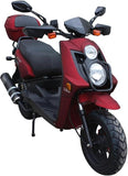 HHH Rocket 150cc Scooter | Adults Street Gas Moped with 12" Aluminum Wheels mississippipowersports