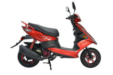 HHH Tank-150 Gas Moped Scooter | 150cc Automatic Adult Bike with 12" Aluminum Wheels mississippipowersports