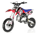 Apollo DB-X15 125cc Dirt Bike | Manual 4-Speed, 14/12 Wheels