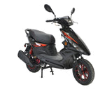 HHH Tank-150 Gas Moped Scooter | 150cc Automatic Adult Bike with 12" Aluminum Wheels mississippipowersports