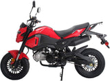 125cc Vader Street Motorcycle | Adult Gas Powered Bike, 4-Stroke Manual, Street Legal