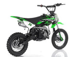 APOLLO DB-34CRF 110cc Dirt Bike | Semi-Automatic, 4-Stroke