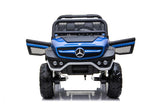 Mercedes-Benz Unimog Kids Ride-On Car – 12V, Dual Seats, Remote Control, LED Lights, MP3 & USB Support mississippipowersports