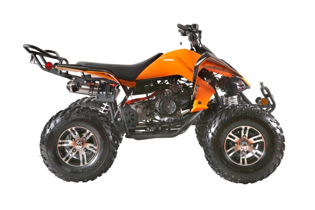 Coolster ATV-3150CXC – 150cc Sport ATV with Automatic CVT, Chrome Rims & Rear Rack