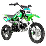 HHH DB-32 110cc Dirt Bike RFZ – Semi-Automatic, 4-Stroke, Hydraulic Disc Brakes mississippipowersports
